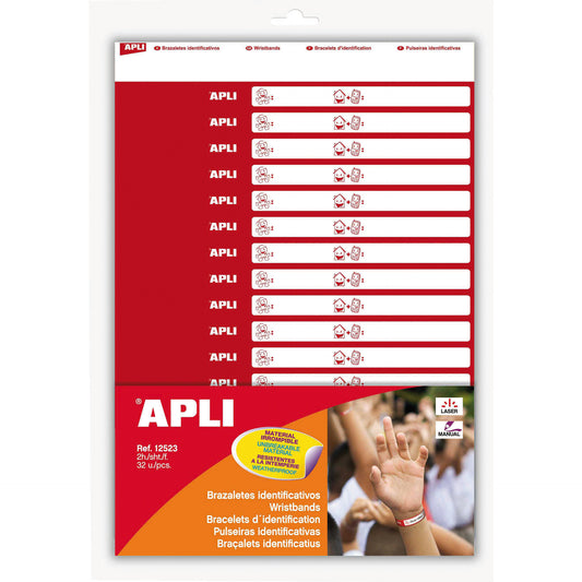 BRAZALETES IDENTIFICATIVOS 2H - APLI
