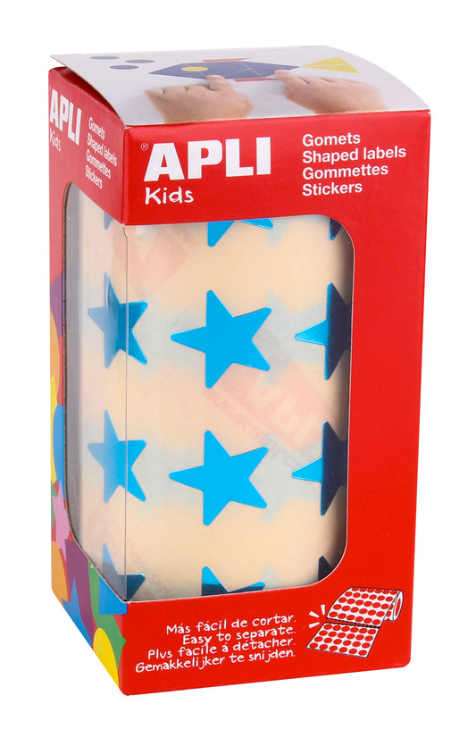 ROLLO GOMETS ESTRELLAS METAL AZUL - APLI