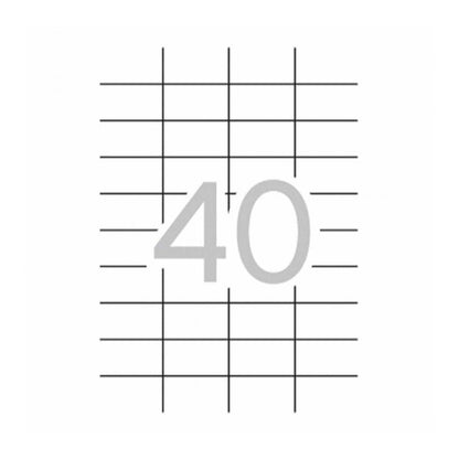 ETIQUETAS ADHESIVAS A4 CAJA 100 HOJAS - APLI