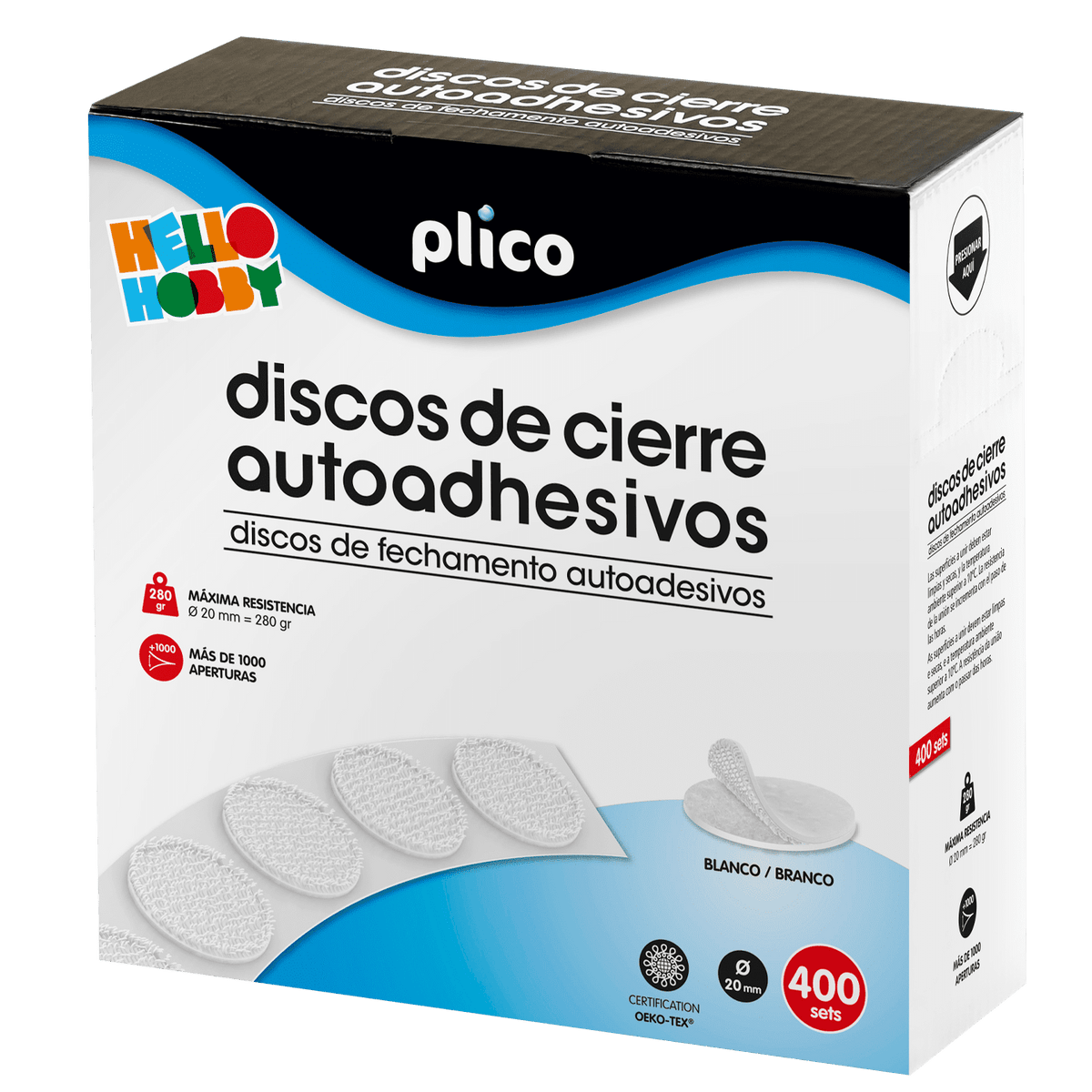 DISCOS DE CIERRE AUTOADHESIVOS - PLICO