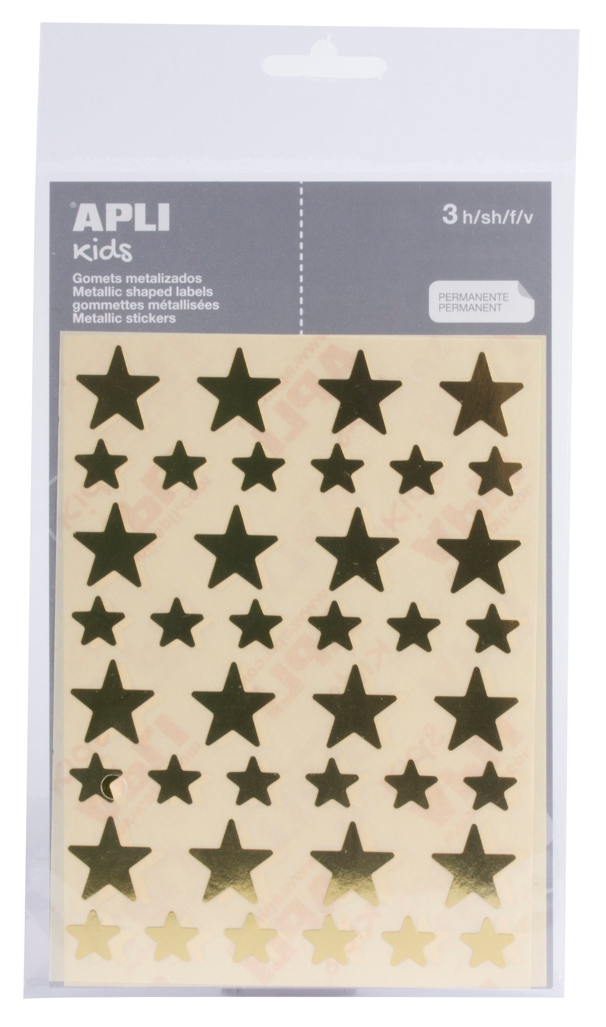 SOBRE GOMETS ESTRELLAS ORO 3H - APLI