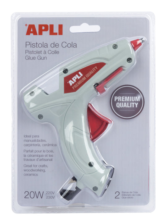 PISTOLA DE SILICONA 20 W - APLI