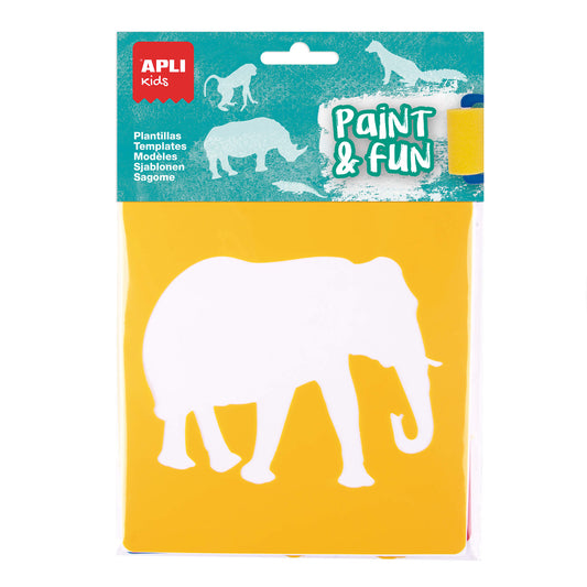 PLANTILLAS ANIMALES SELVA 6UD - APLI