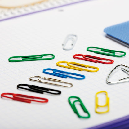 CLIPS COLORES Nº2 32MM C/100UD - APLI