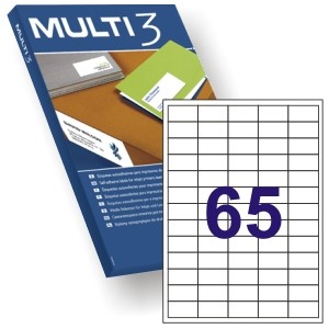 ETIQUETAS A4 CAJA DE 100H - MULTI3