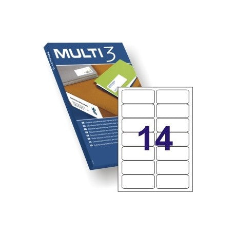 ETIQUETAS A4 CAJA DE 100H - MULTI3
