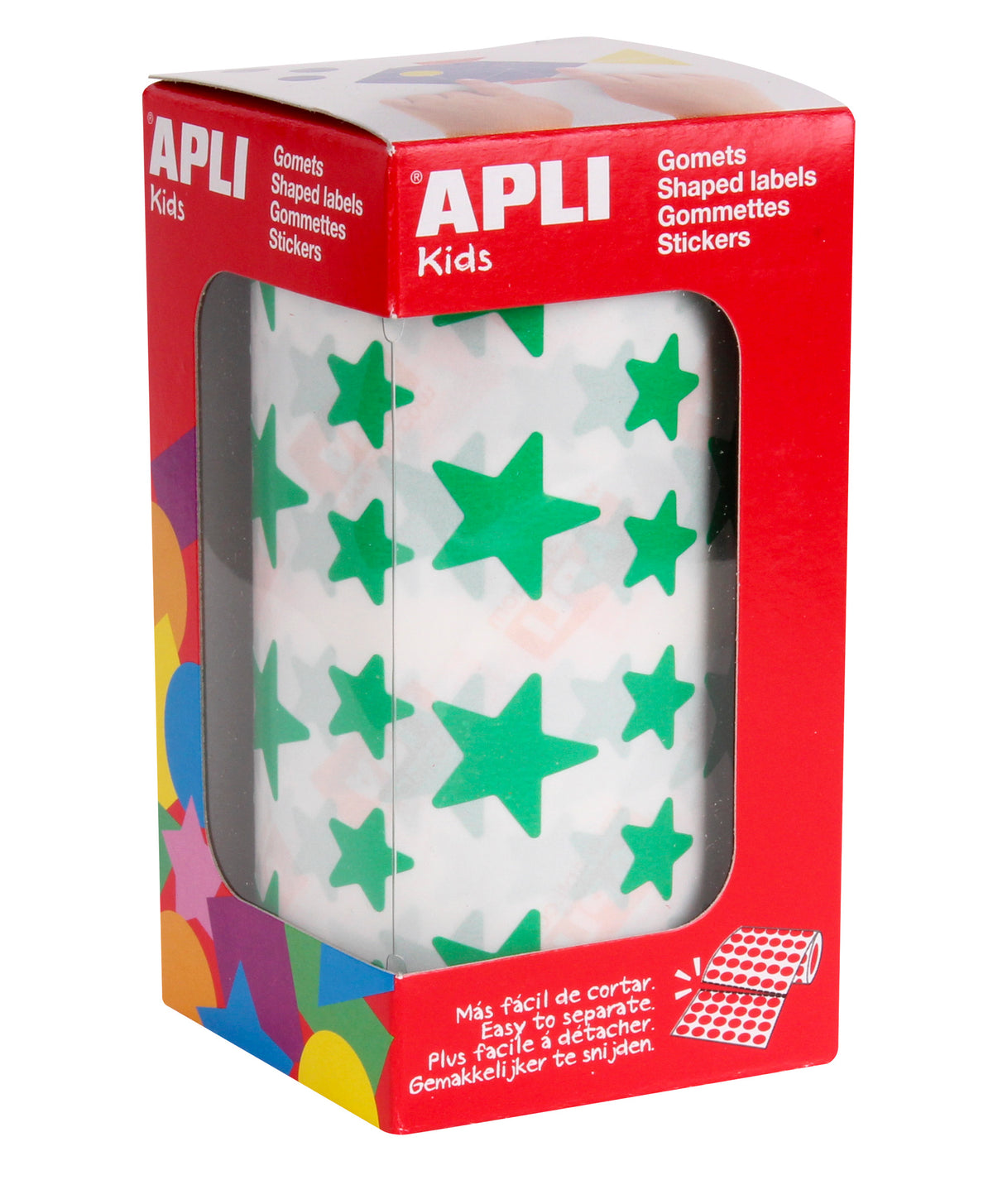 ROLLO GOMETS ESTRELLAS VERDES - APLI