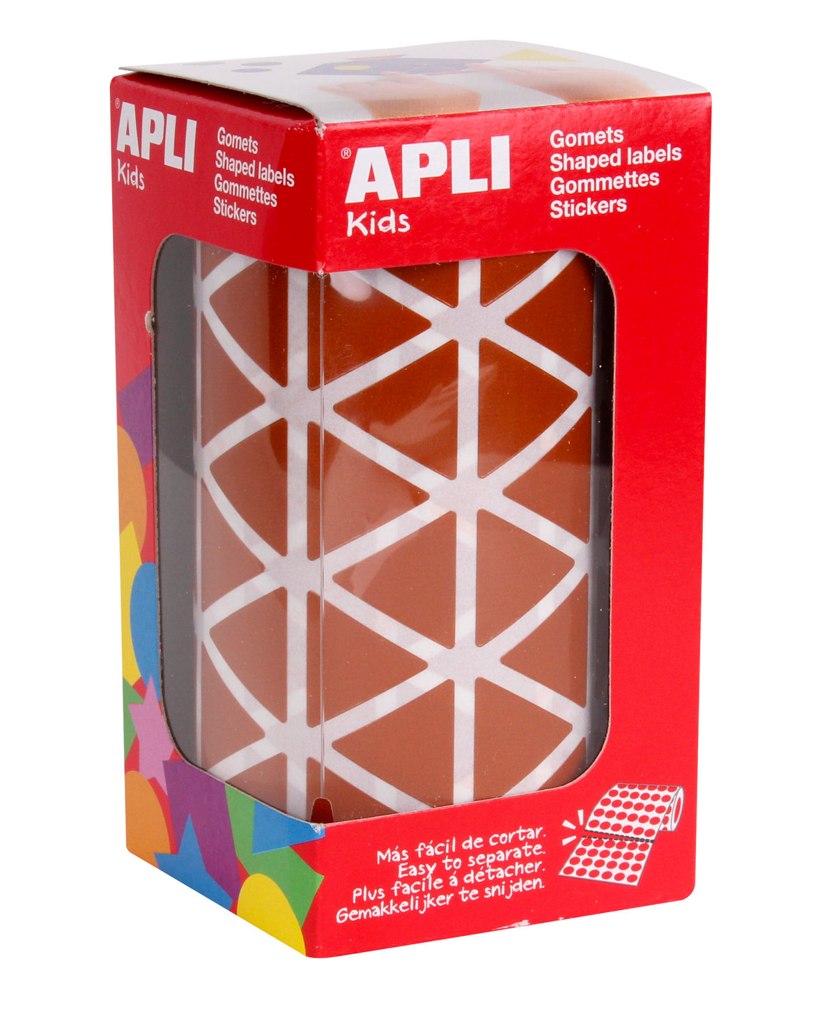 ROLLO GOMETS TRIANGULARES 20MM MARRON - APLI