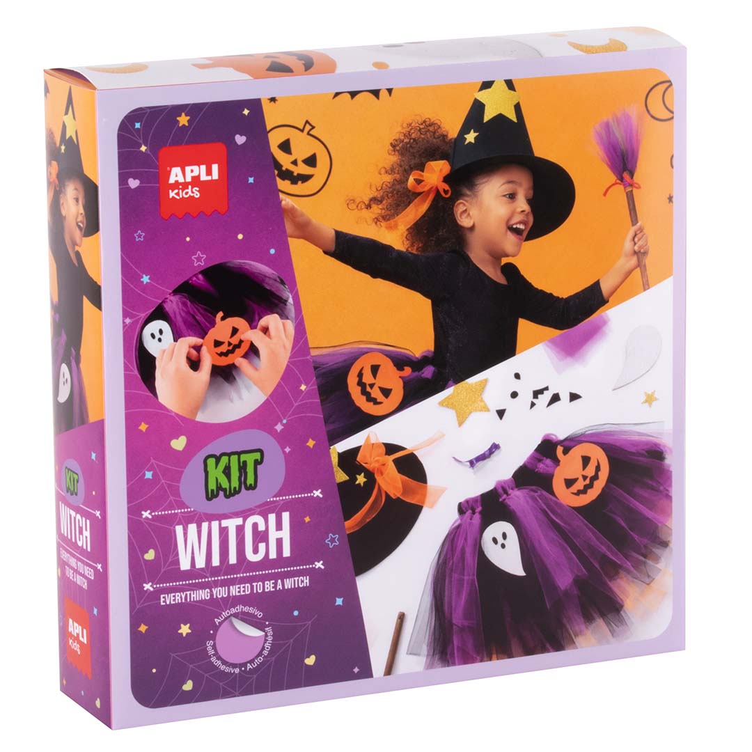 KIT DISFRAZ BRUJA DIY HALLOWEEN - APLI