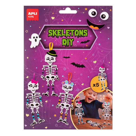 CRAFT KIT ESQUELETOS HALLOWEEN - APLI