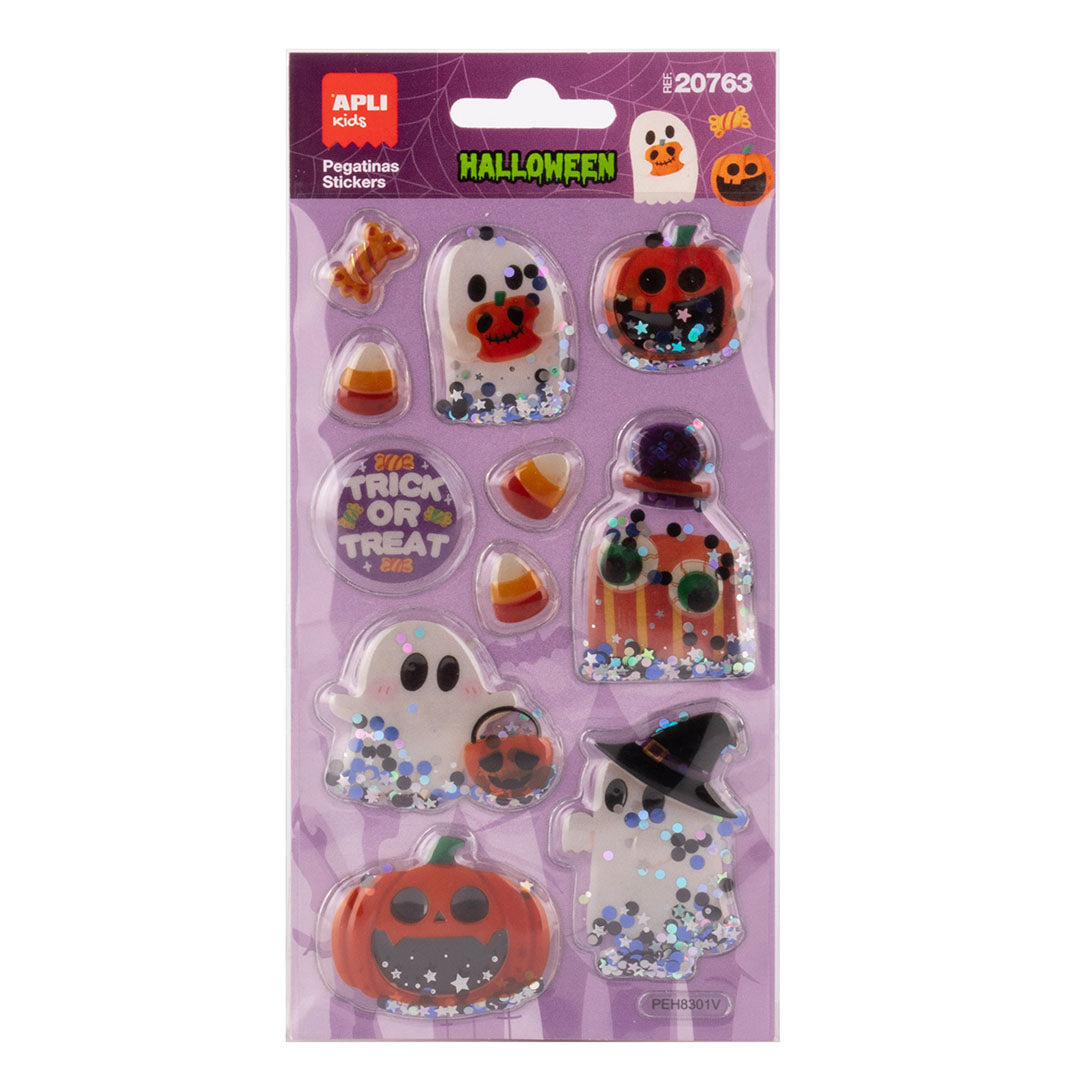 PEGATINAS GLITER MOVIL HALLOWEEN - APLI