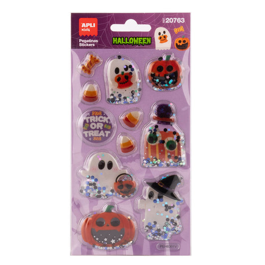 PEGATINAS GLITER MOVIL HALLOWEEN - APLI