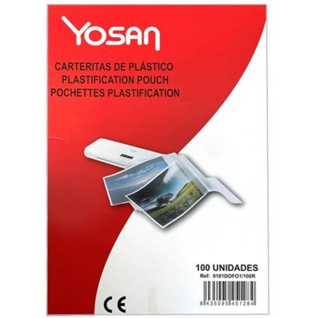 FUNDAS PLASTIFICAR A3 C/100UD 125MC - YOSAN