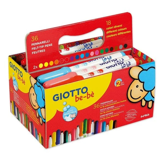 CESTA SUPER ROTULADORES 36 UDS - GIOTTO BEBE