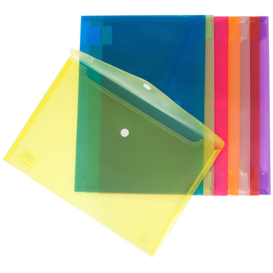 SOBRE PP FOLIO CON VELCRO - GRAFOPLAS