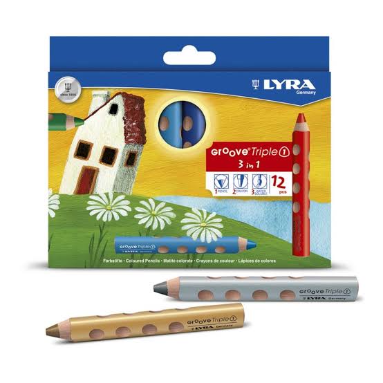 LAPIZ GROOVE TRIPLE 12 COLORES - LYRA