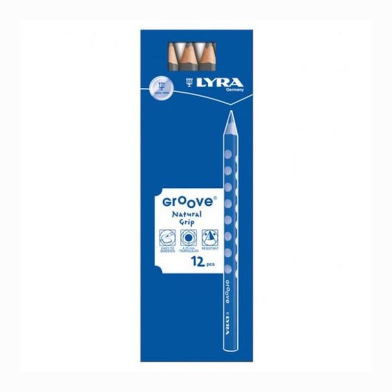 LÁPIZ GROOVE GRUESO 12UDS - LYRA