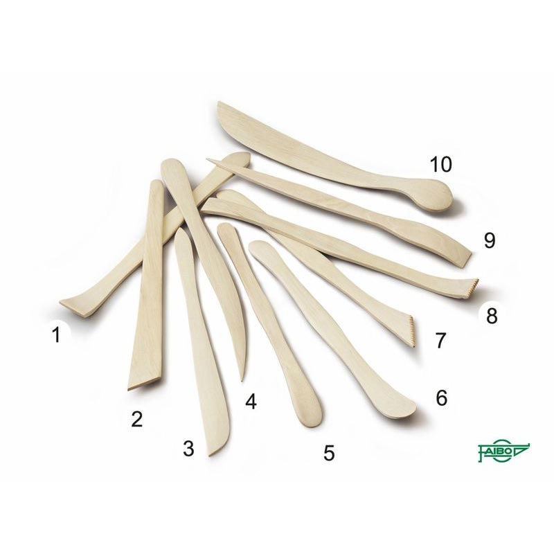 MODELADORES DE MADERA B/10UDS SURTIDOS - FAIBO