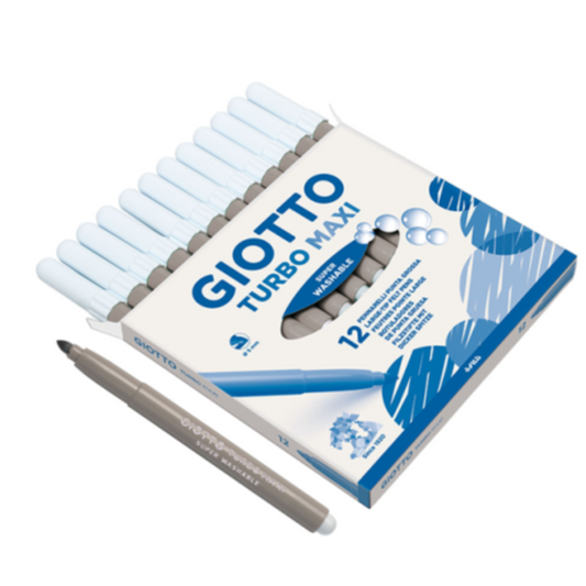 ROTULADOR TURBO MAXI GRIS 12UD - GIOTTO