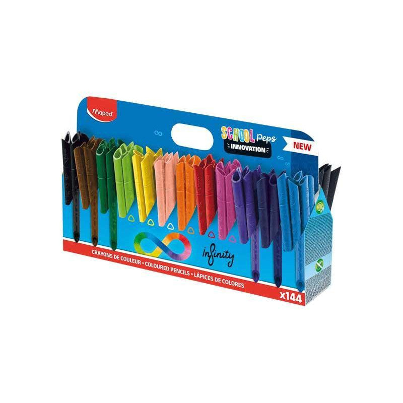 PACK 144 LAPICES COLOR INFINITY - MAPED