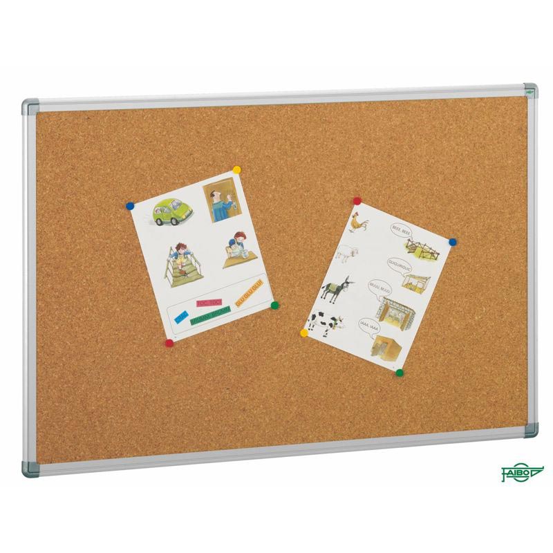 TABLERO CORCHO MARCO DE ALUMINIO - FAIBO