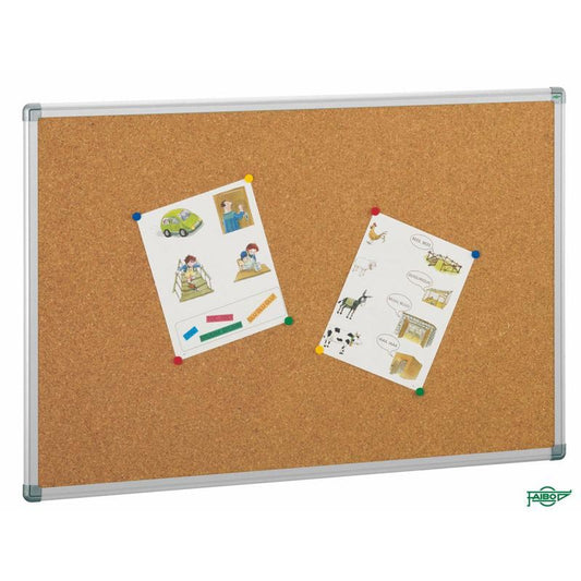 TABLERO CORCHO MARCO DE ALUMINIO - FAIBO