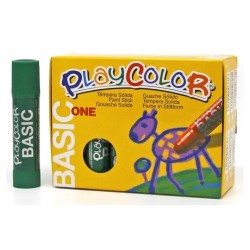 TEMPERA SOLIDA ONE 12UD VERDE OSCURO - PLAYCOLOR