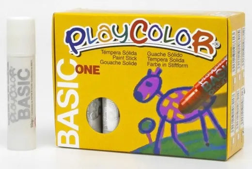 TEMPERA SOLIDA ONE 12UD BLANCO - PLAYCOLOR
